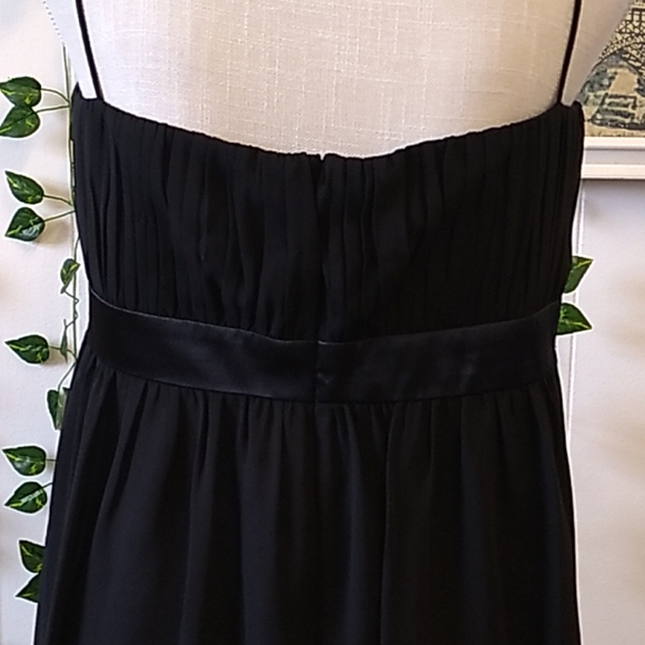 🦌🎄🎁 JONES WEAR BLACK CHIFFON COCKTAIL 🍹DRESS SZ 16 - Picture 10 of 13